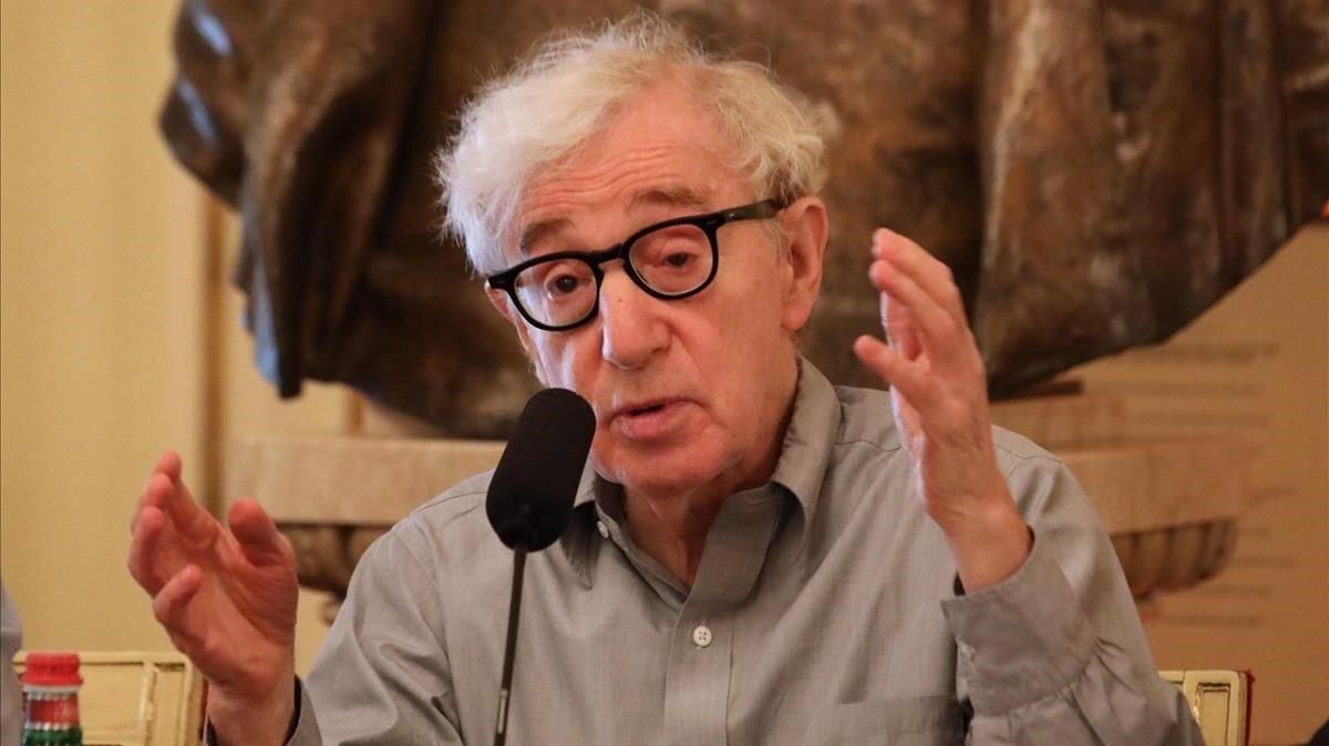 Woody Allen, este martes, en La Scala de Milán. Woody Allen, este martes, en La Scala de Milán.