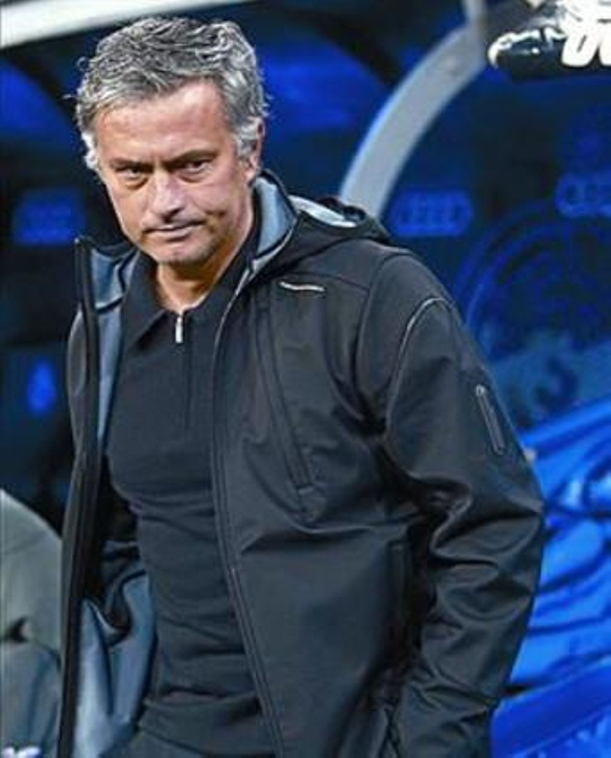 Mourinho, el domingo en el Bernabéu. Mourinho, el domingo en el Bernabéu.