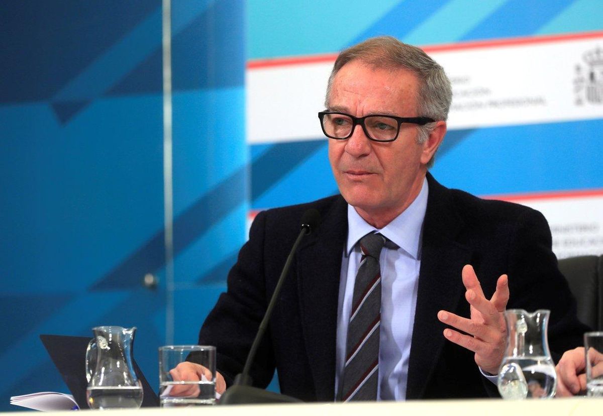 El ministro Guirao informa de los Presupuestos en el mundo del deporte, este jueves en Madrid. El ministro Guirao informa de los Presupuestos en el mundo del deporte, este jueves en Madrid.