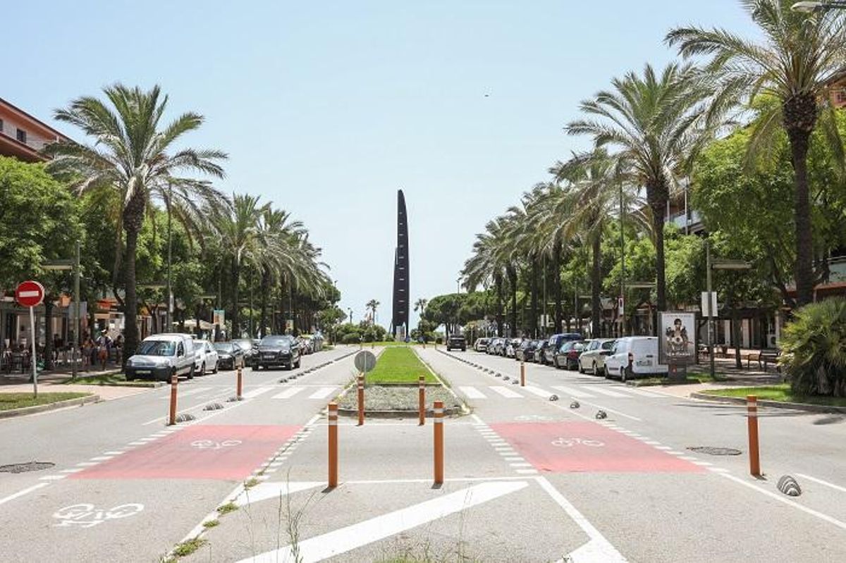 Calle del barrio de Gavà Mar de Gavà Calle del barrio de Gavà Mar de Gavà