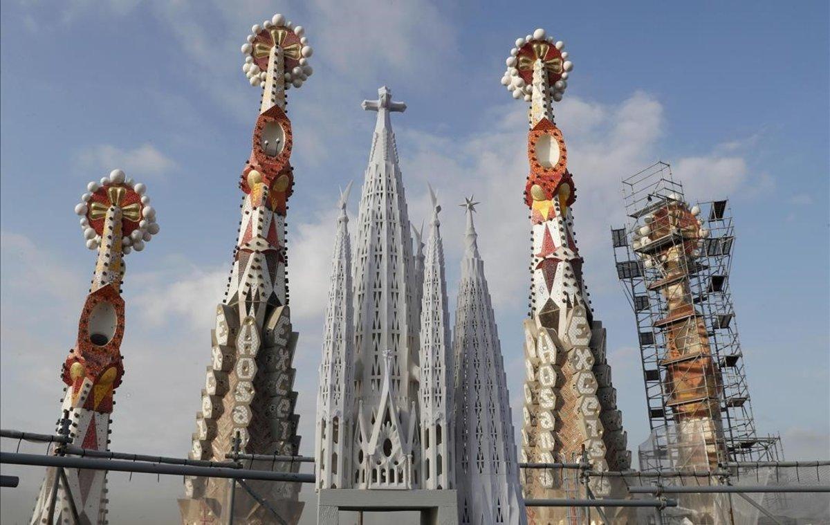 La Sagrada Família de Barcelona, en el 2017.