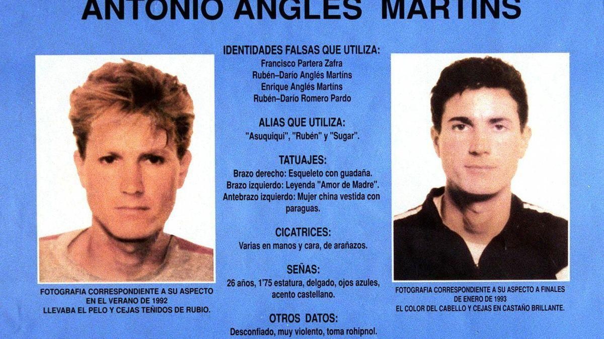 Imagen del prófugo Antonio Anglés. Imagen del prófugo Antonio Anglés.