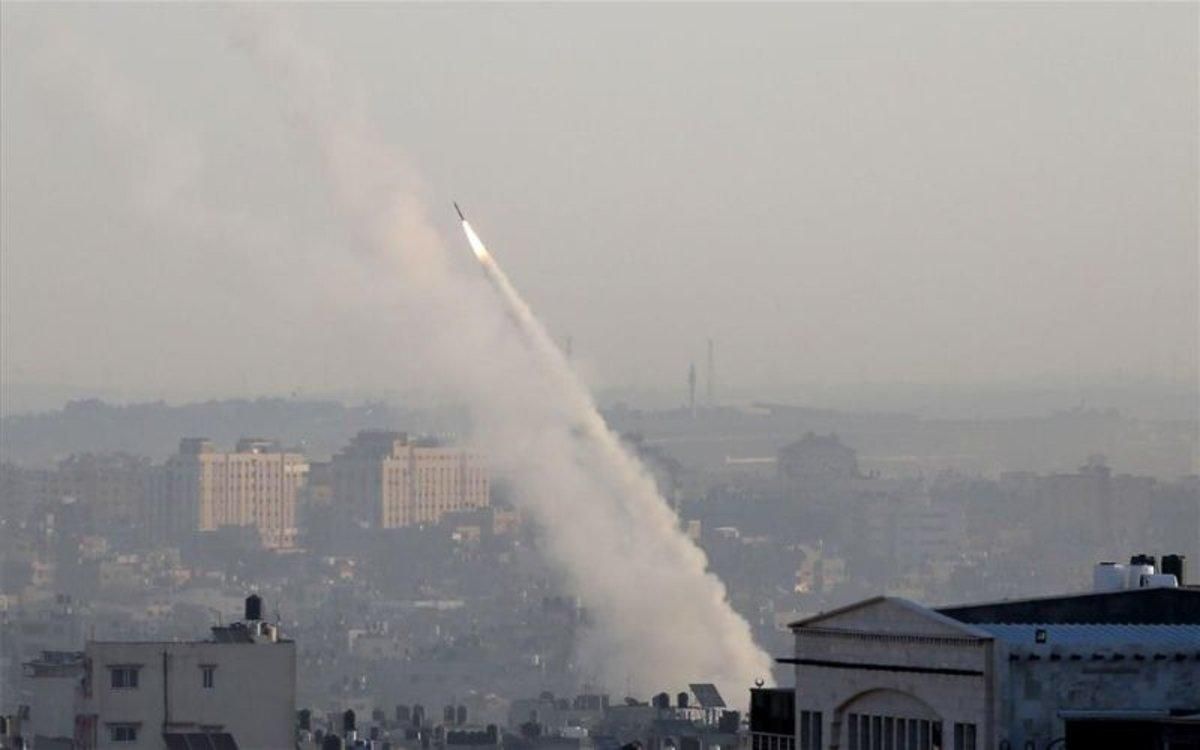 Misiles lanzados en la Franja de Gaza. Misiles lanzados en la Franja de Gaza.
