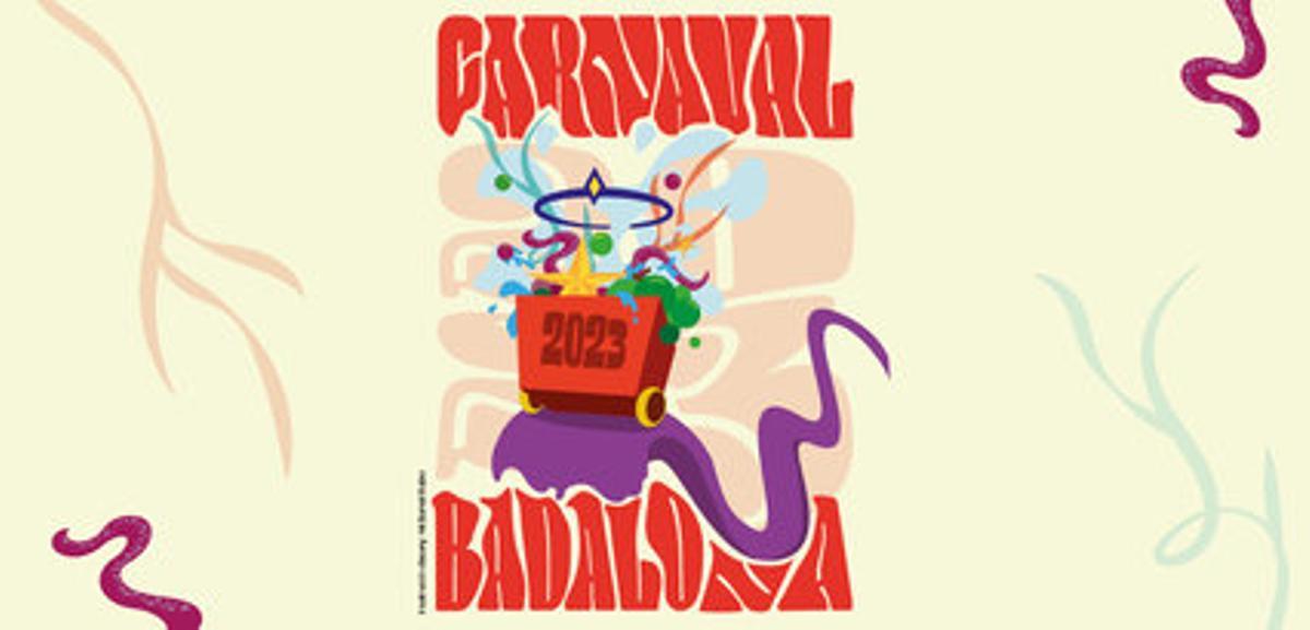 Cartel del Carnaval de Badalona 2023.