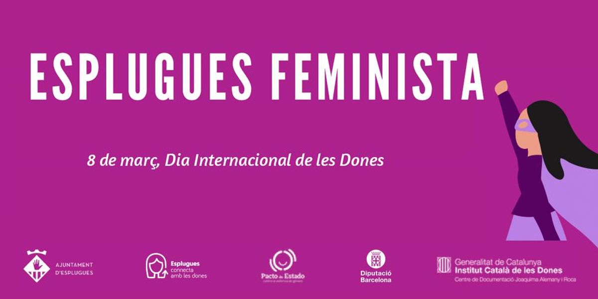 Imagen promocional del 8M de Esplugues. Imagen promocional del 8M de Esplugues.