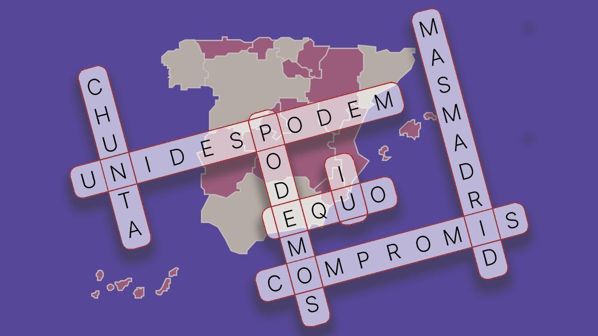 El espacio a la izquierda del PSOE se divide en 14 marcas en las elecciones  autonómicas | Mapa