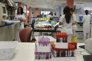 Laboratorios del Hospital del Vall d’Hebron.