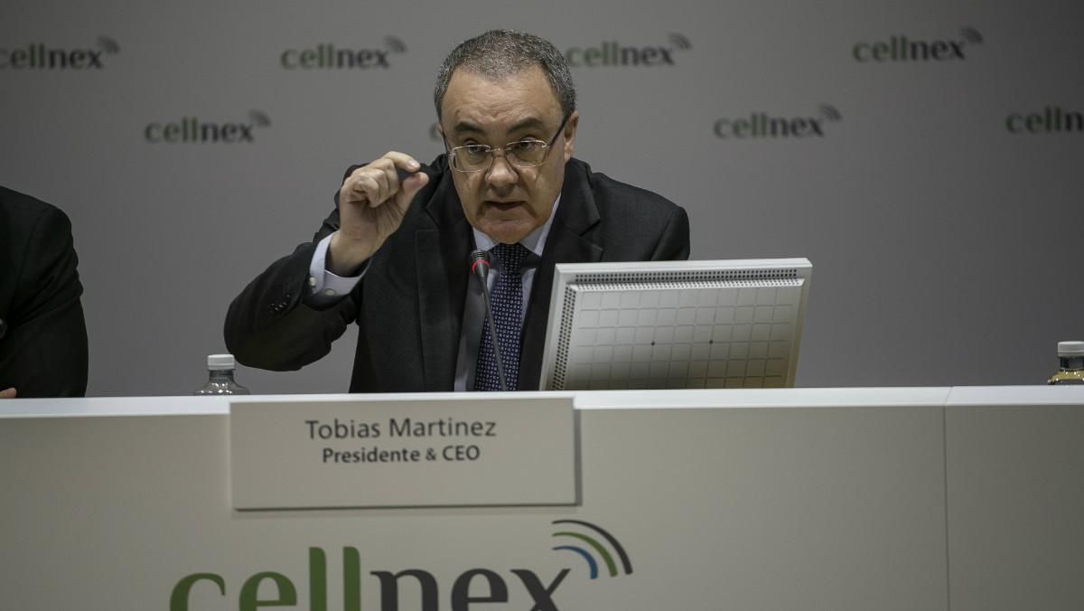 El consejero delegado de Cellnex, Tobías Martínez. El consejero delegado de Cellnex, Tobías Martínez.