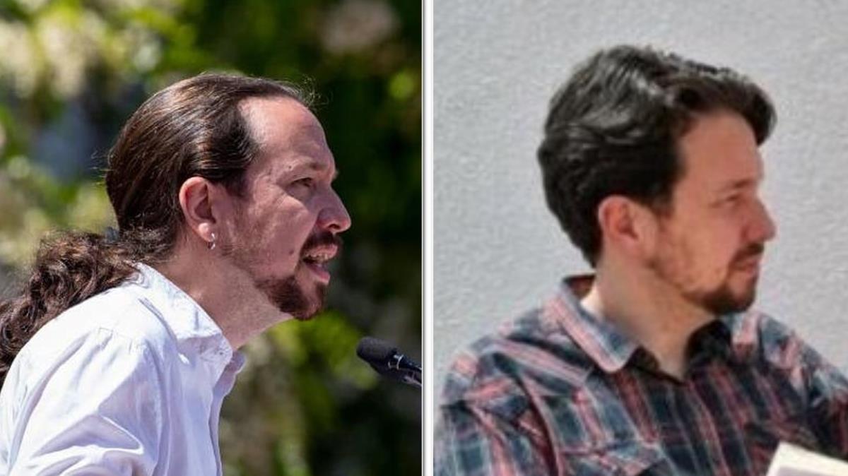 Pablo Iglesias, antes y después.