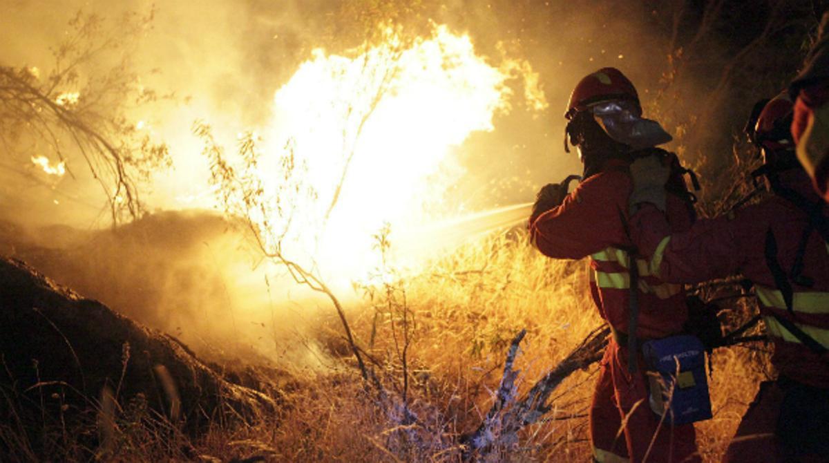 Incendio provocado quema paraje de Red Natura 2000 en Ávila
