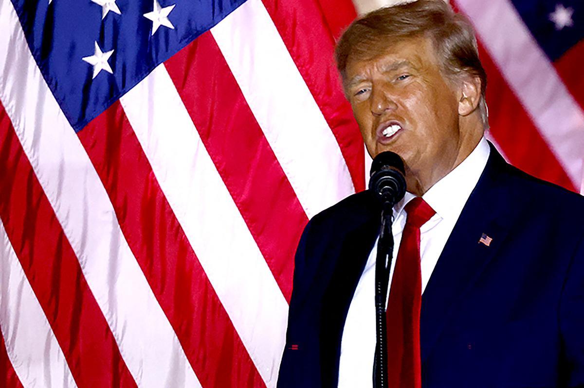 Donald Trump, en un acto en Palm Beach, Florida, en noviembre de 2022.