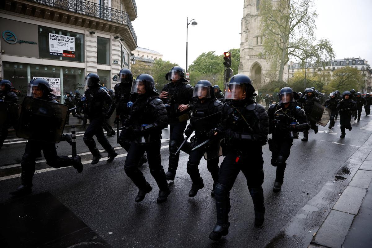 Protestas en Francia.