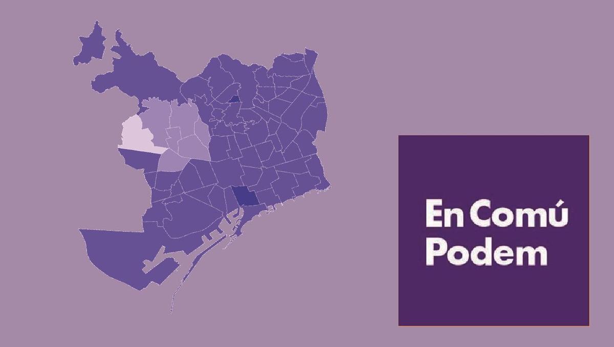 MAPA | En Qué Barrios De Barcelona Se La Juega Ada Colau En Las ...