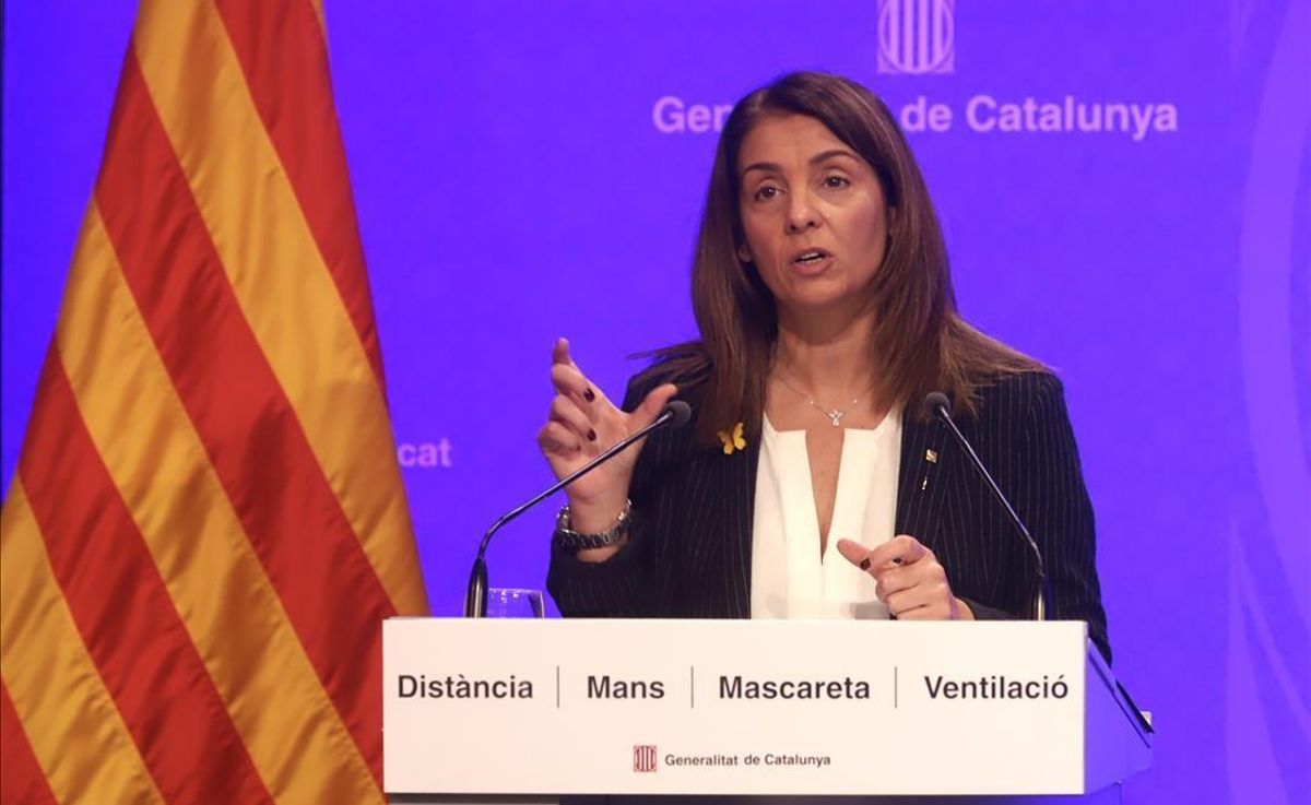La portavoz del Govern y ’consellera’ de la Presidència, Meritxell Budó. La portavoz del Govern y ’consellera’ de la Presidència, Meritxell Budó.