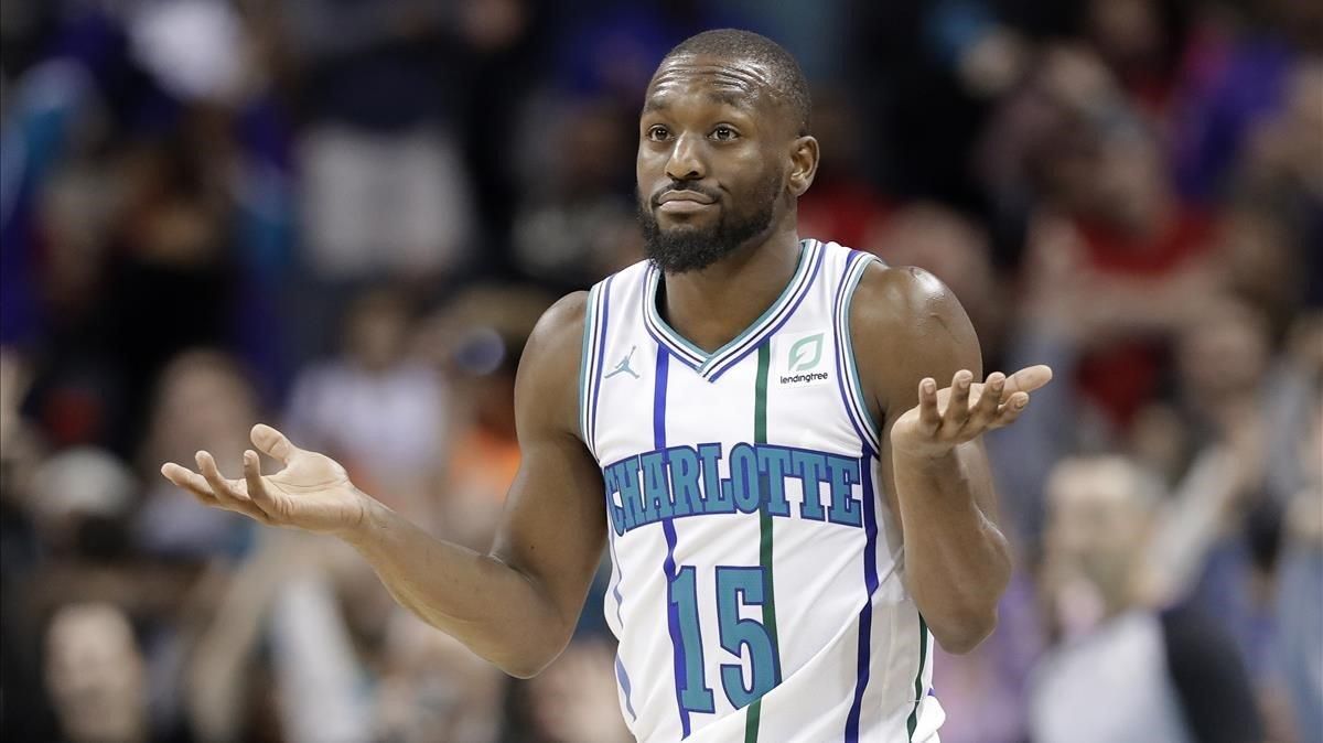 Kemba Walker, tras su exhibición anotadora. Kemba Walker, tras su exhibición anotadora.