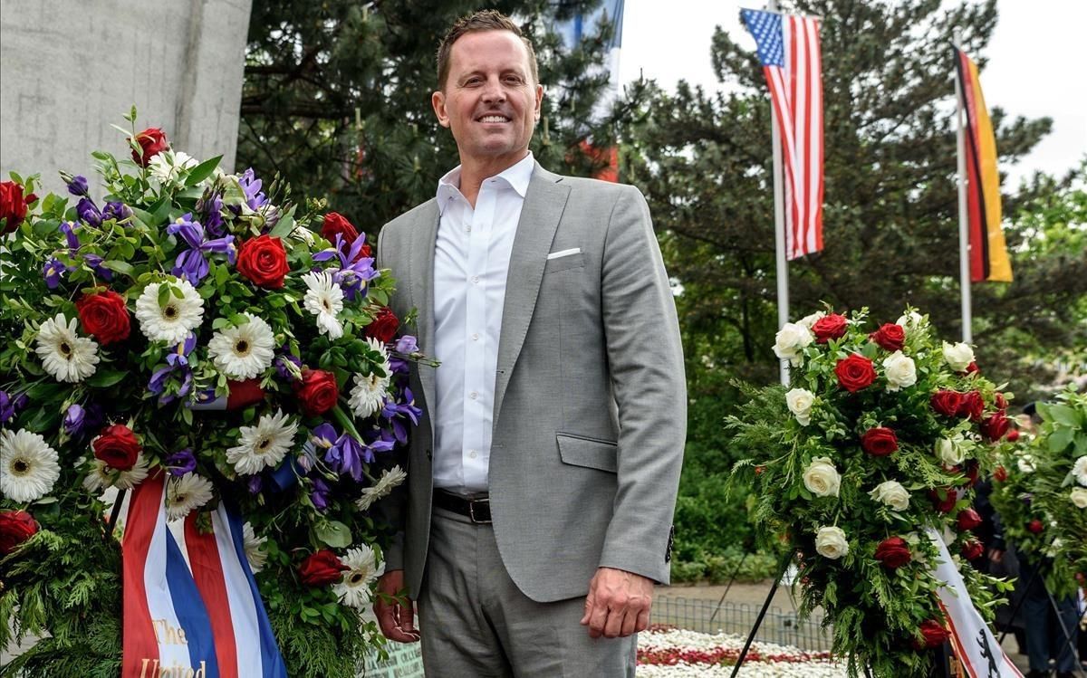 Richard Allen Grenell, en al embajada americana en Berlín. Richard Allen Grenell, en al embajada americana en Berlín.