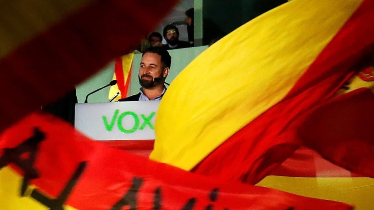 Santiago Abascal, tras conocer los resultados electorales de VOX el pasado 10 de noviembre Santiago Abascal, tras conocer los resultados electorales de VOX el pasado 10 de noviembre