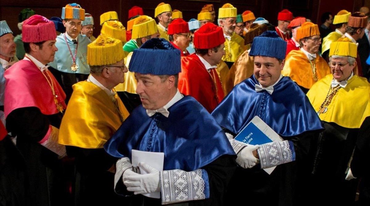 Joan y Josep Roca, en el acto en el que han sido nombrados académicos de honor de la Real Academia Europea de Doctores. Joan y Josep Roca, en el acto en el que han sido nombrados académicos de honor de la Real Academia Europea de Doctores.