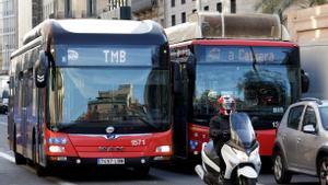 Archivo. Autobús de Transports Metropolitans de Barcelona (TMB)