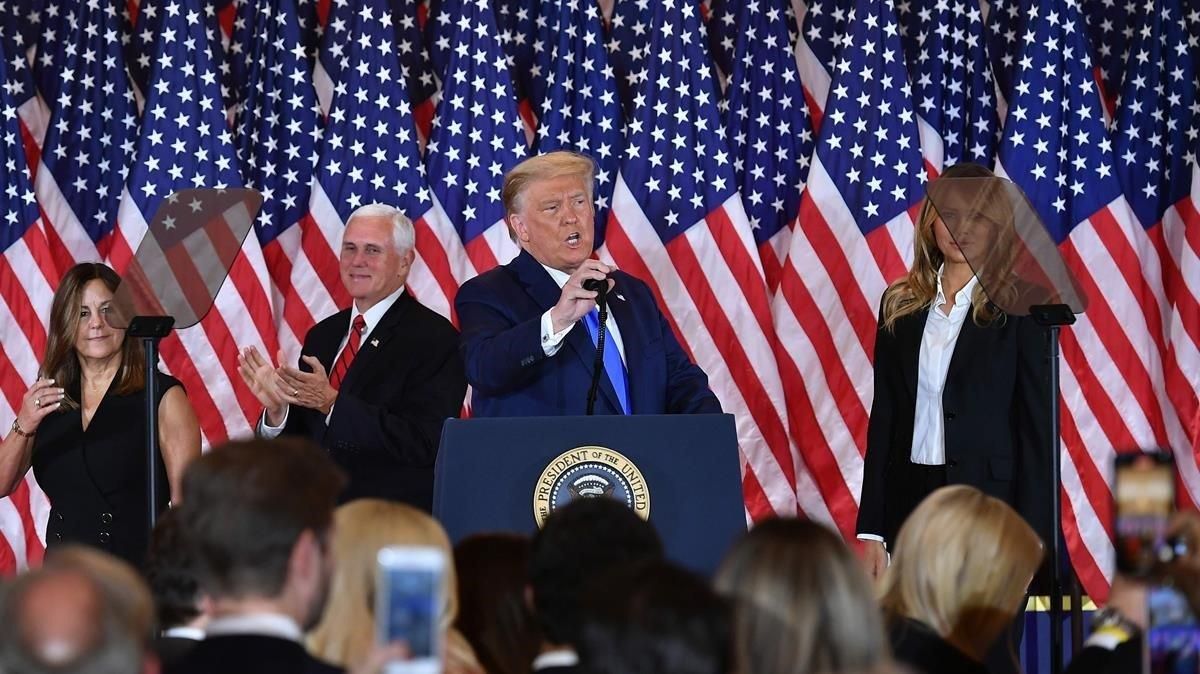 Trump enfanga el recompte de vots Trump enfanga el recompte de vots