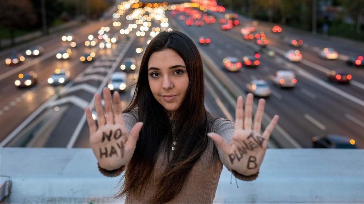 Fabiola Villanueva, activista por el medio ambiente y miembro de Juventud por el Clima. Fabiola Villanueva, activista por el medio ambiente y miembro de Juventud por el Clima.