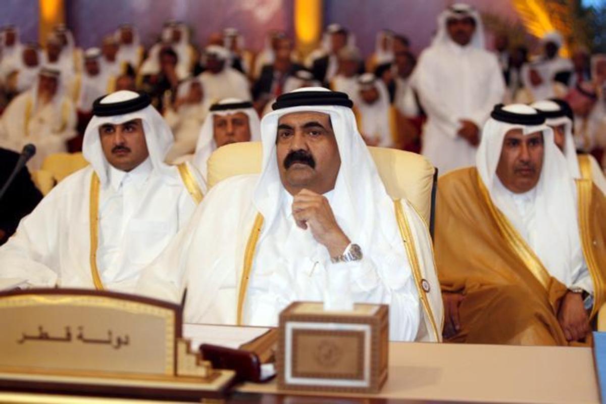 El anterior Emir de Catar Hamad bin Jalifa Al Thani.