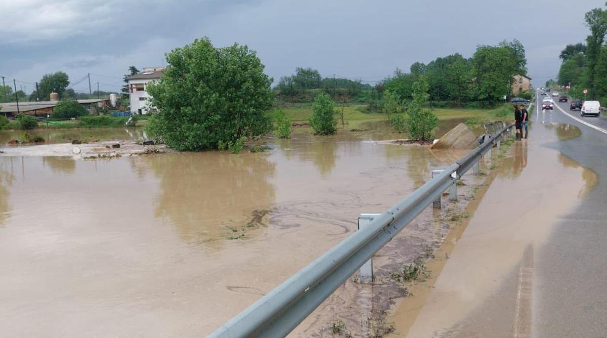 Inundaciones en Manlleu (Osona)