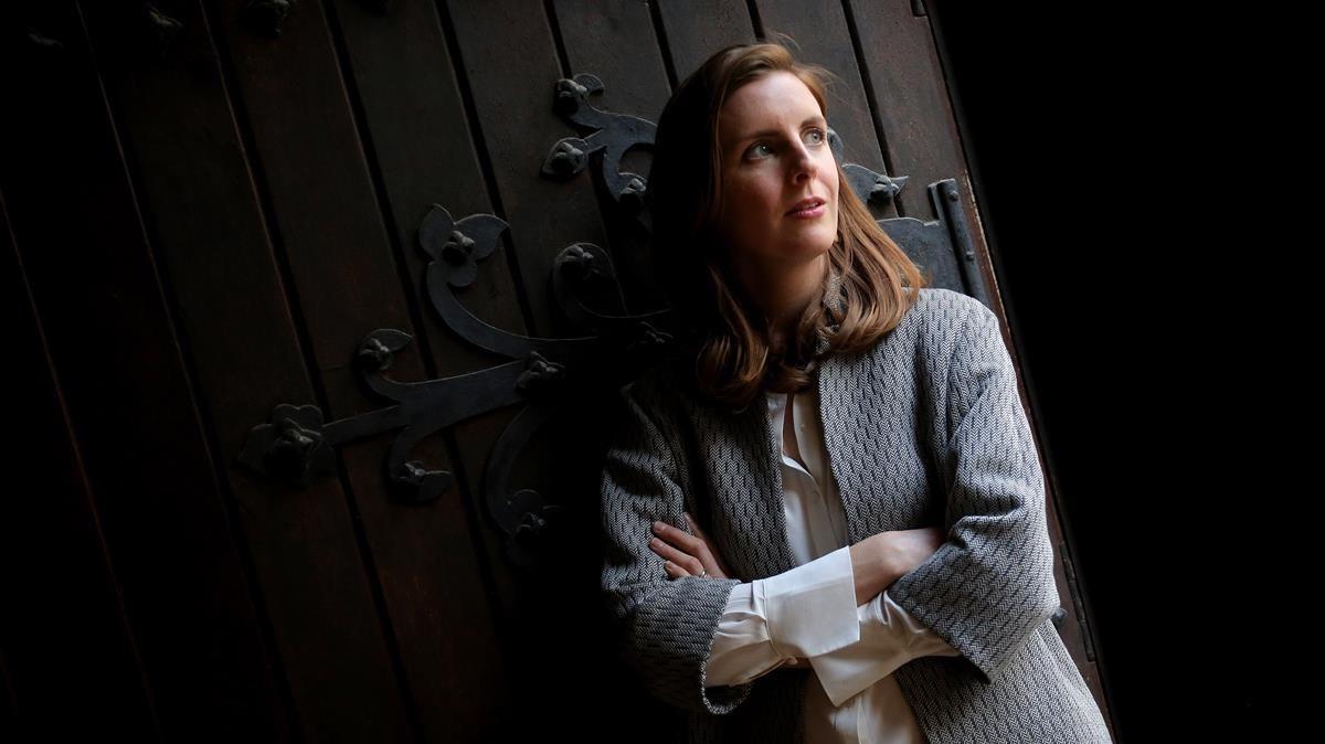Catherine Nixey, durante su visita a Madrid de promoción de ’La edad de la penumbra Madrid’. Catherine Nixey, durante su visita a Madrid de promoción de ’La edad de la penumbra Madrid’.