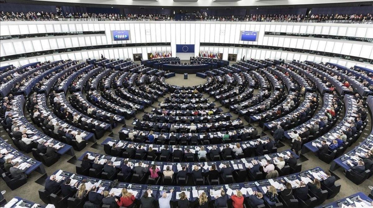 El hemiciclo del Parlamento Europeo en Estrasburgo El hemiciclo del Parlamento Europeo en Estrasburgo