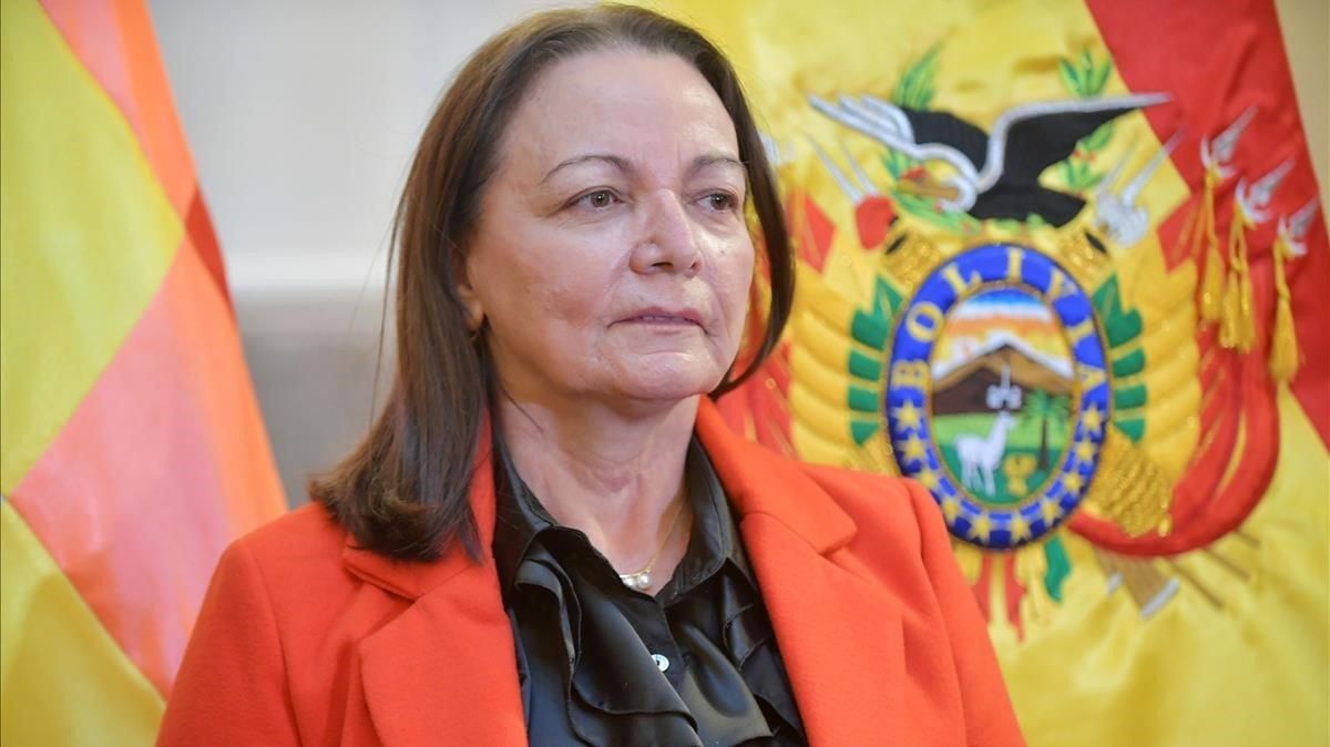 La ministra de Salud de Bolivia, Eidy Roca, en un acto público el pasado 28 de mayo. La ministra de Salud de Bolivia, Eidy Roca, en un acto público el pasado 28 de mayo.