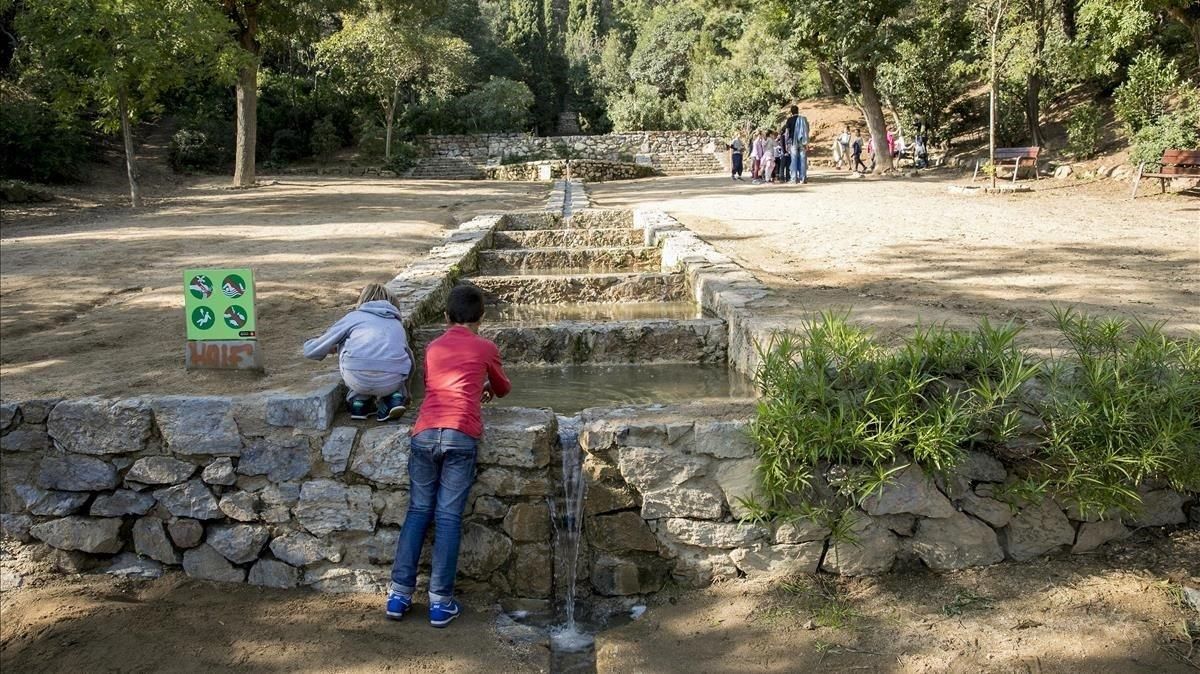 El parque del Guinardó. El parque del Guinardó.