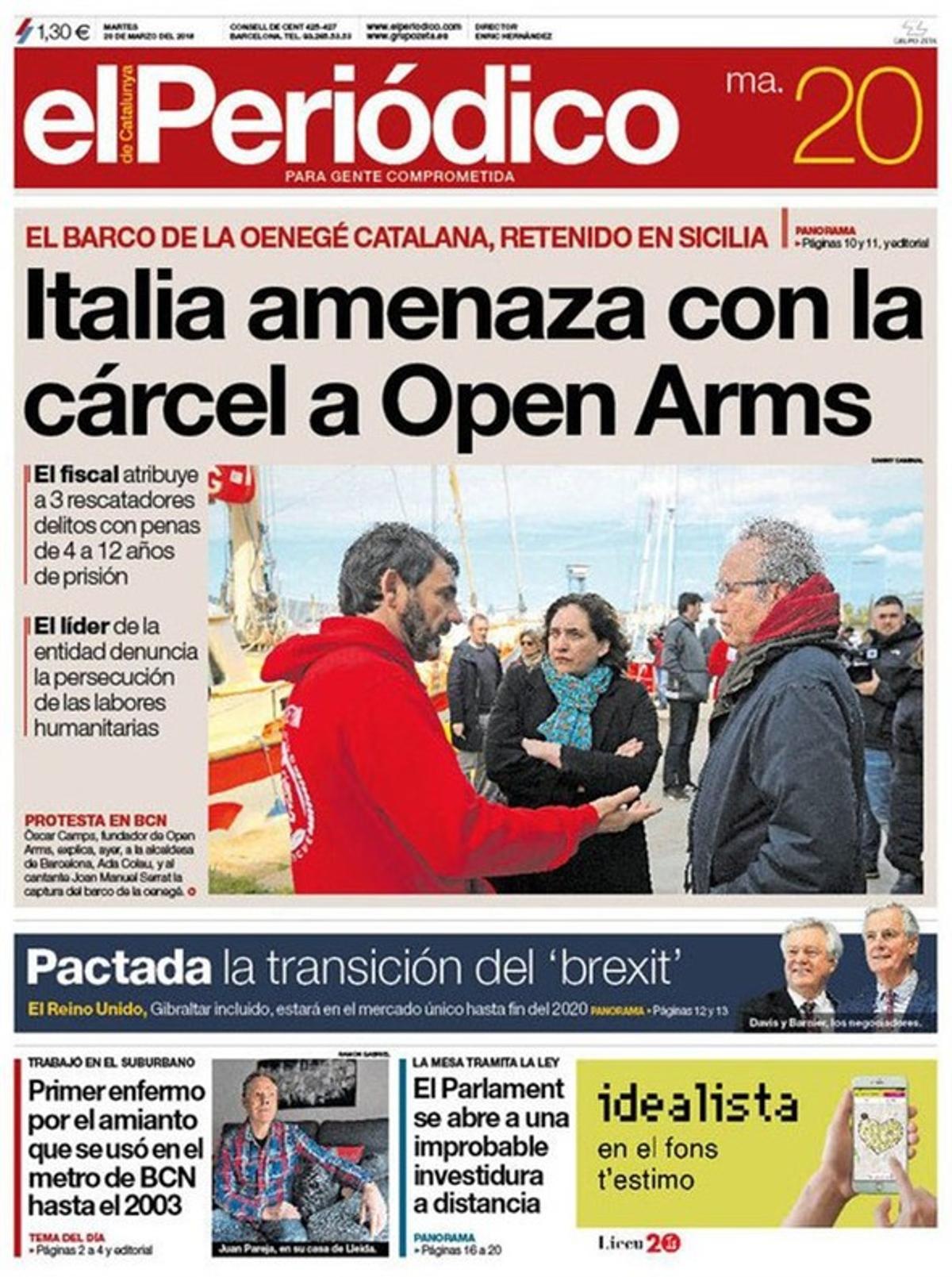 La persecución del 'Open Arms' por Italia no tiene hueco en Madrid