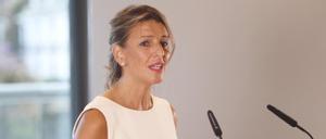 Yolanda Díaz, vicepresidenta del Gobierno y ministra de Trabajo.