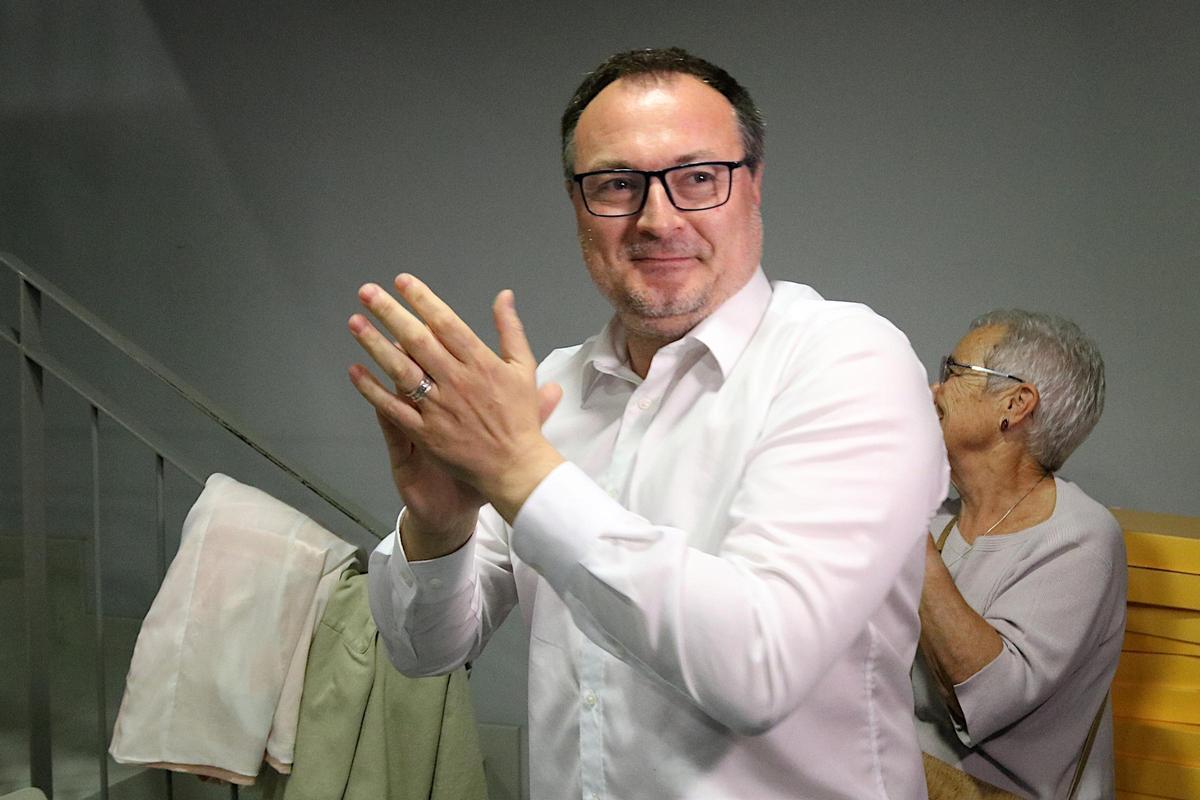 El ganador de las elecciones municipales en Vilanova i la Geltrú, Juan Luís Ruiz (PSC) El ganador de las elecciones municipales en Vilanova i la Geltrú, Juan Luís Ruiz (PSC)
