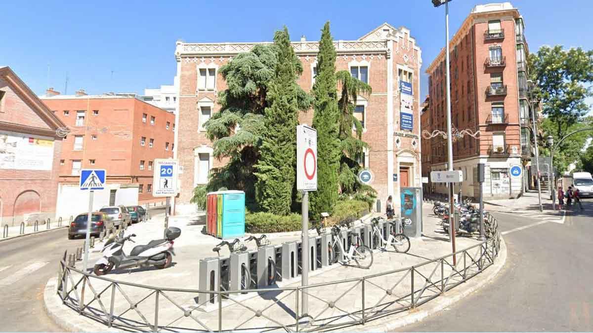 La plaza de San Francisco, en Madrid.