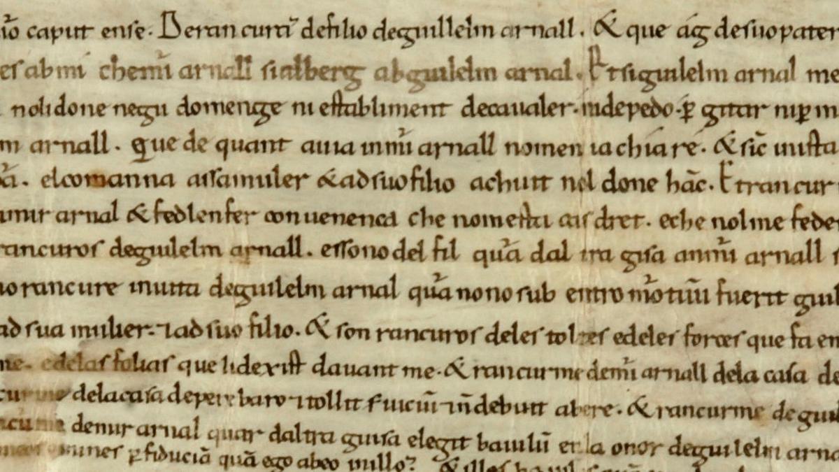 El text més antic en català es va escriure el 1105, el seu autor va ser Ramon de Cabó... i no són les ‘Homilies d’Organyà’