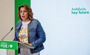 Susana Díaz se suma a la petición de adelanto de primarias en el PSOE andaluz.