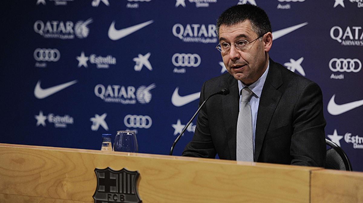 El presidente del Barcelona evita señalar al Madrid como responsable de las denuncias anónimas a la FIFA.