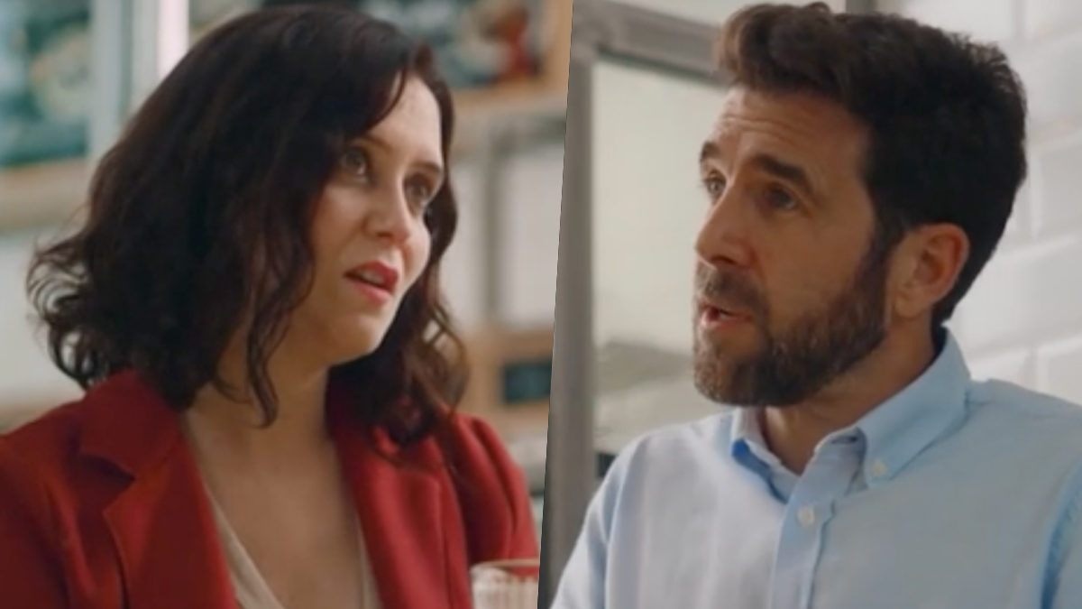 Isabel Díaz Ayuso y Gonzo en ’Salvados’. Isabel Díaz Ayuso y Gonzo en ’Salvados’.