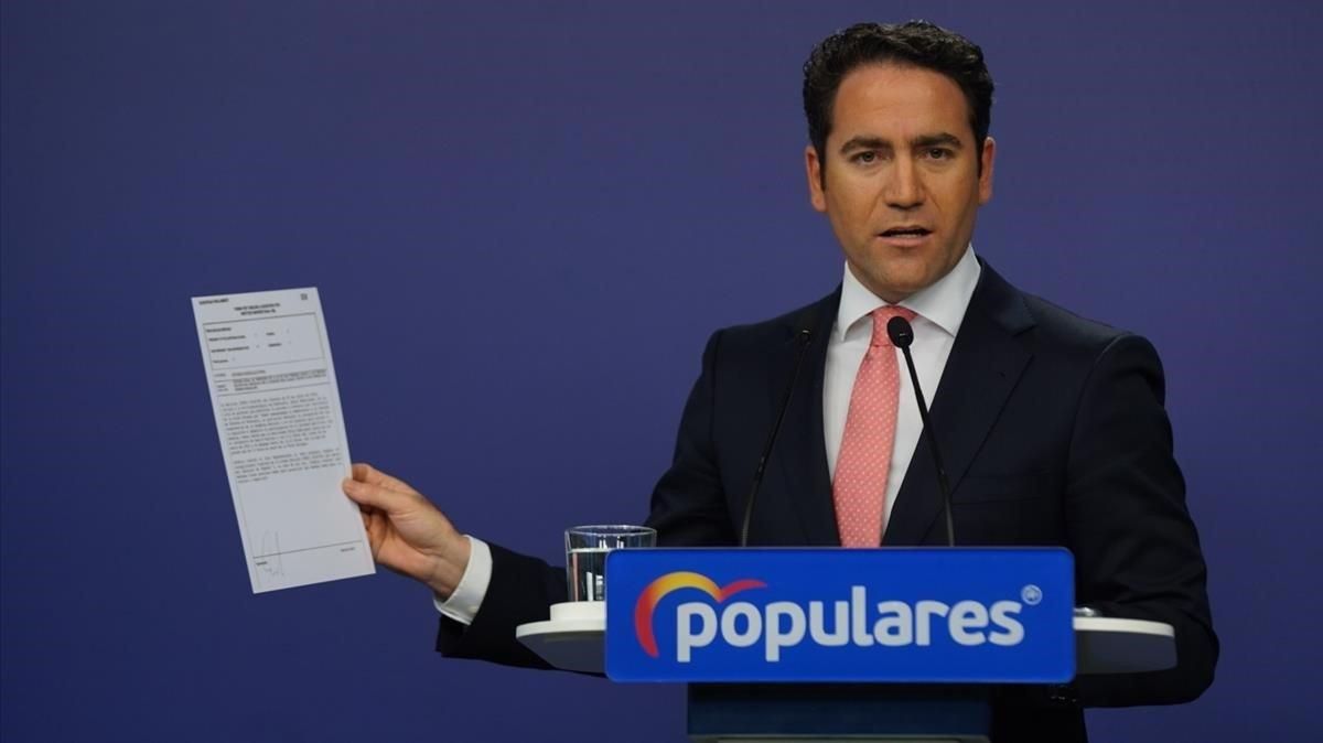El secretario general del PP, Teodoro Garcia Egea, en una imagen de archivo. El secretario general del PP, Teodoro Garcia Egea, en una imagen de archivo.