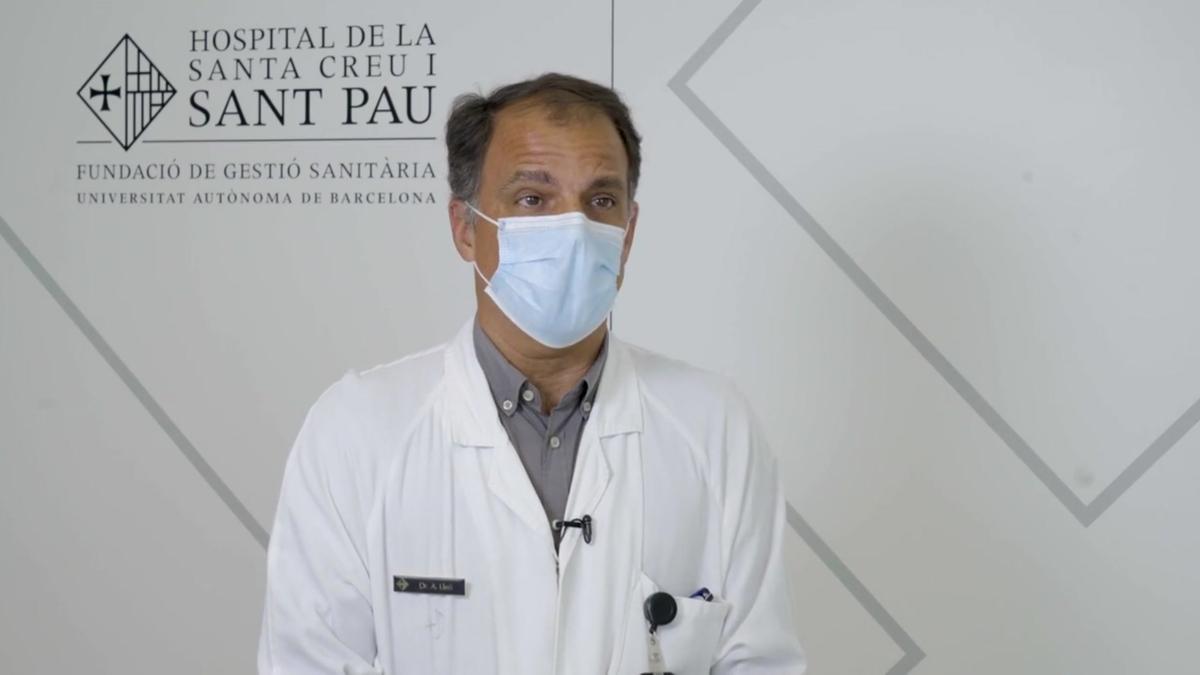 El Dr.Albert Lleó del Hospital Sant Pau, comunica el alta hospitalaria del ex-presidente Jordi Pujol