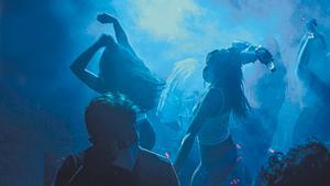 Interior de una discoteca en Barcelona.