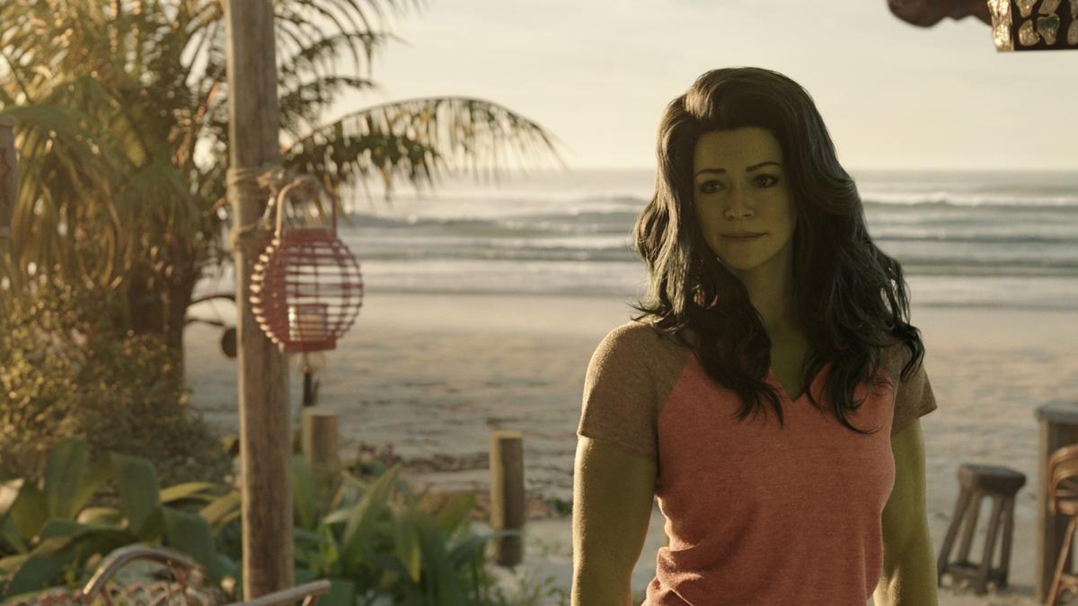 Jennifer Walters, alias Hulka, en ’She-Hulk: Abogada Hulka’.