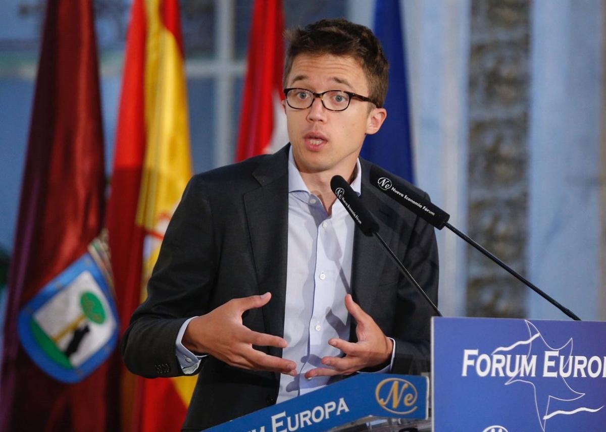 El candidato de Más Madrid a la Comunidad, Íñigo Errejón.