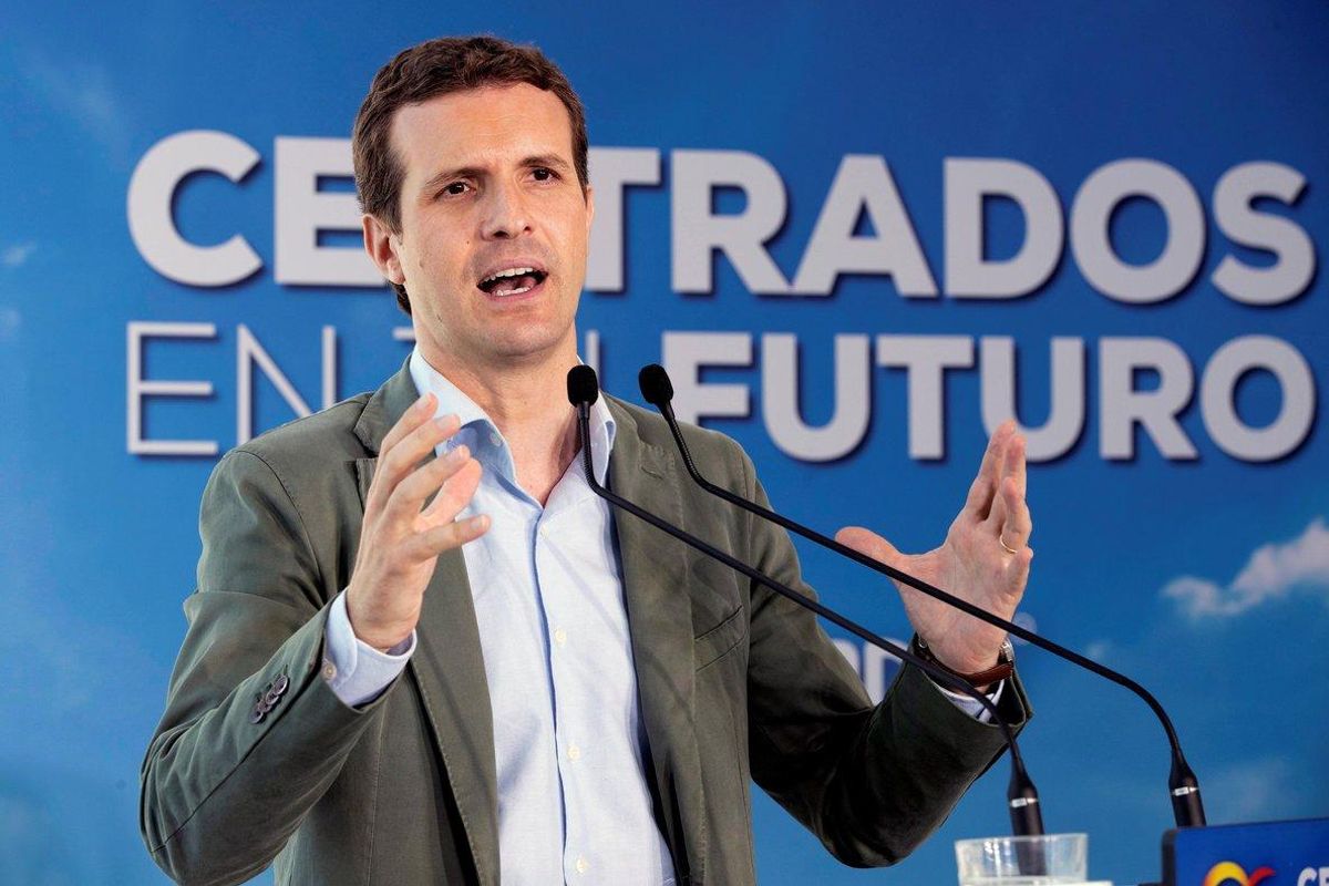 El presidente del PP, Pablo Casado. El presidente del PP, Pablo Casado.