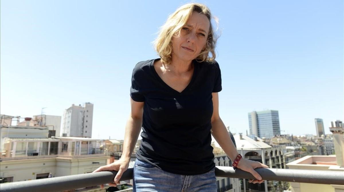 Virginie Despentes, en Barcelona. Virginie Despentes, en Barcelona.