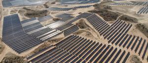 El complejo fotovoltaico situado en Escatrón, Chiprana y Samper.