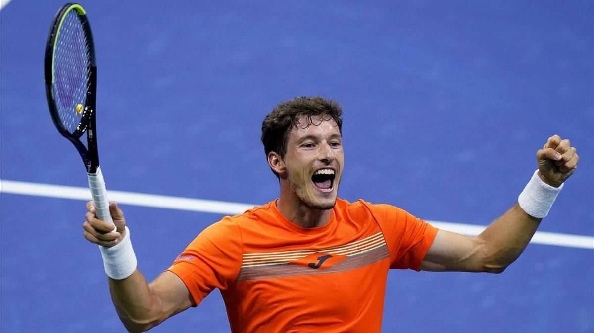 Carreño, tras ganar a Shapovalov en cuartos. Carreño, tras ganar a Shapovalov en cuartos.
