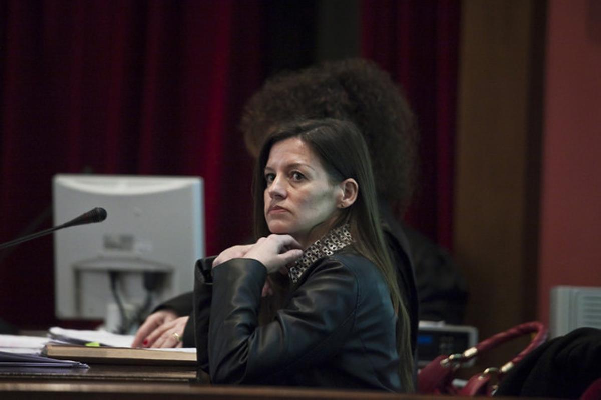 María Ángeles Molina, ’Angie’, en el último día del juicio, el 28 de febrero del 2012.