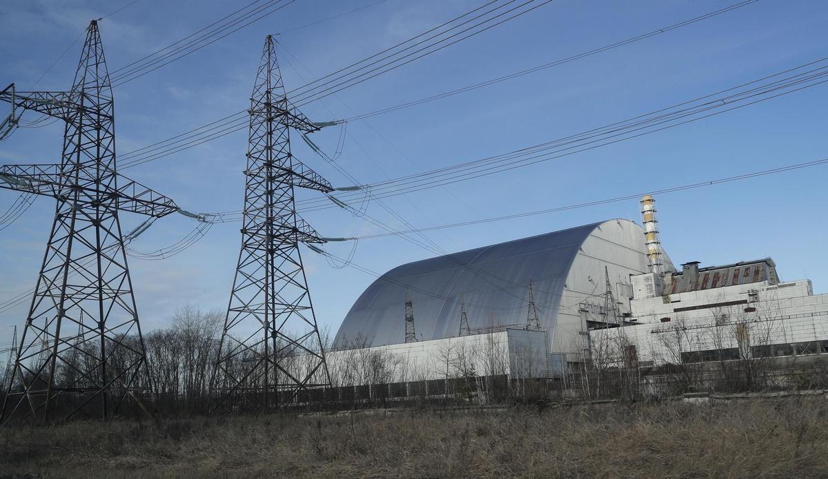 Imagen de la central nuclar de Chernóbil, en una imagen de archivo. EFE/EPA/SERGEY DOLZHENKO
